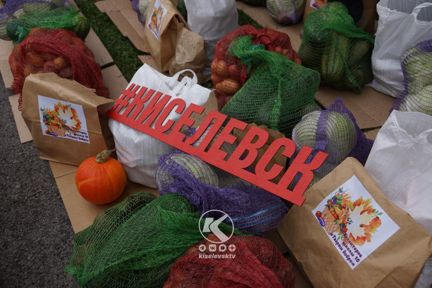 В школе №16 волонтеры начали развозить овощные наборы