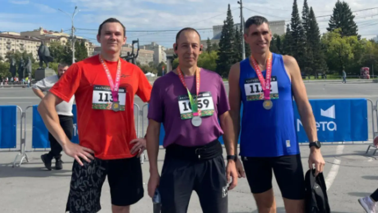 Киселевские легкоатлеты на Сибирском марафоне показали отличный результат